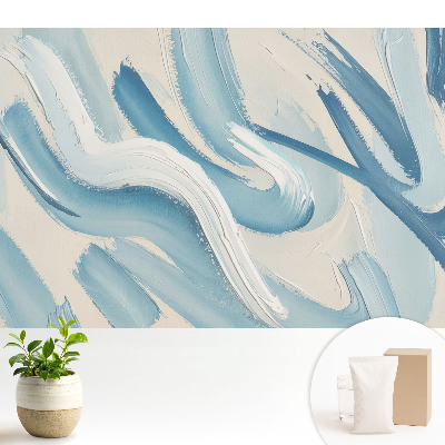 Tapeta Modré pruhy abstraktné pozadie