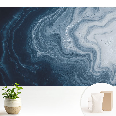 Tapeta do obývačky s abstraktným mramorovým vzorom