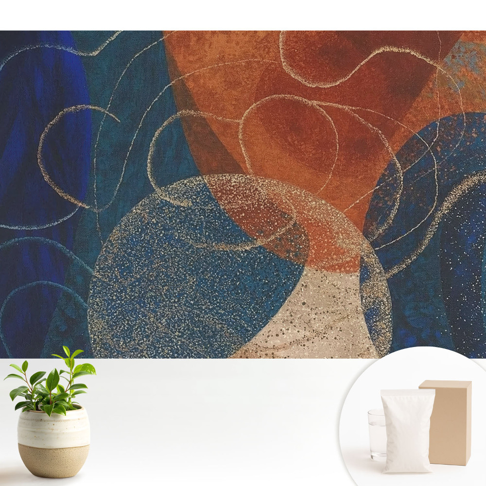 Tapeta Moderná abstrakcia, farby, kontrasty