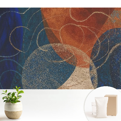 Tapeta Moderná abstrakcia, farby, kontrasty