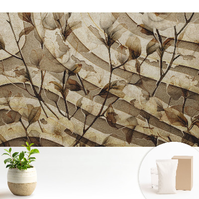 Tapeta na stenu s klasickým rastlinným motívom