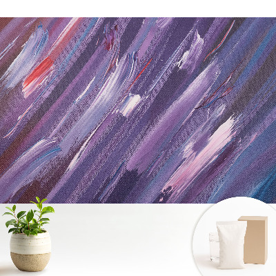 Luxusná tapeta Abstraktné pruhy fialovej a modrej