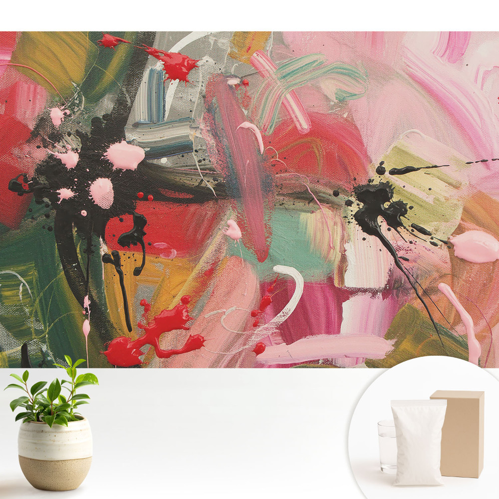 Tapeta do obývačky Dynamická abstrakcia plná výrazu