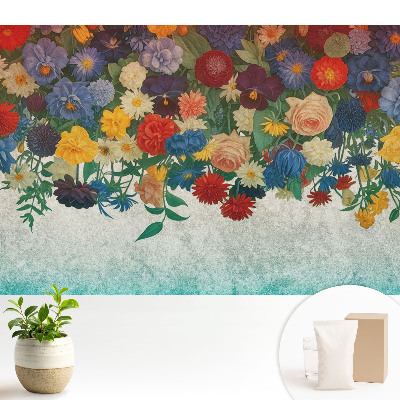 Luxusná tapeta Kvetinový motív rustikálnej harmónie.