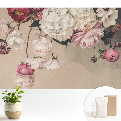Tapeta na stenu Jemné kvety v romantickej kompozícii