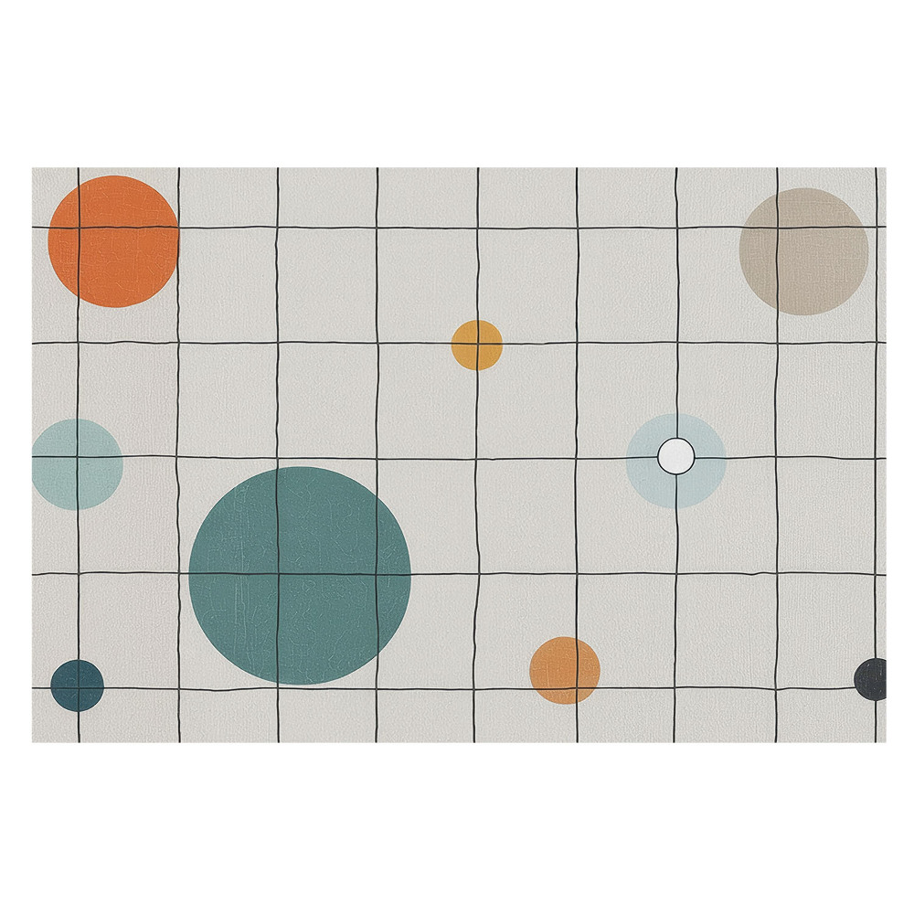 Tapeta s modernou geometrickou kompozíciou