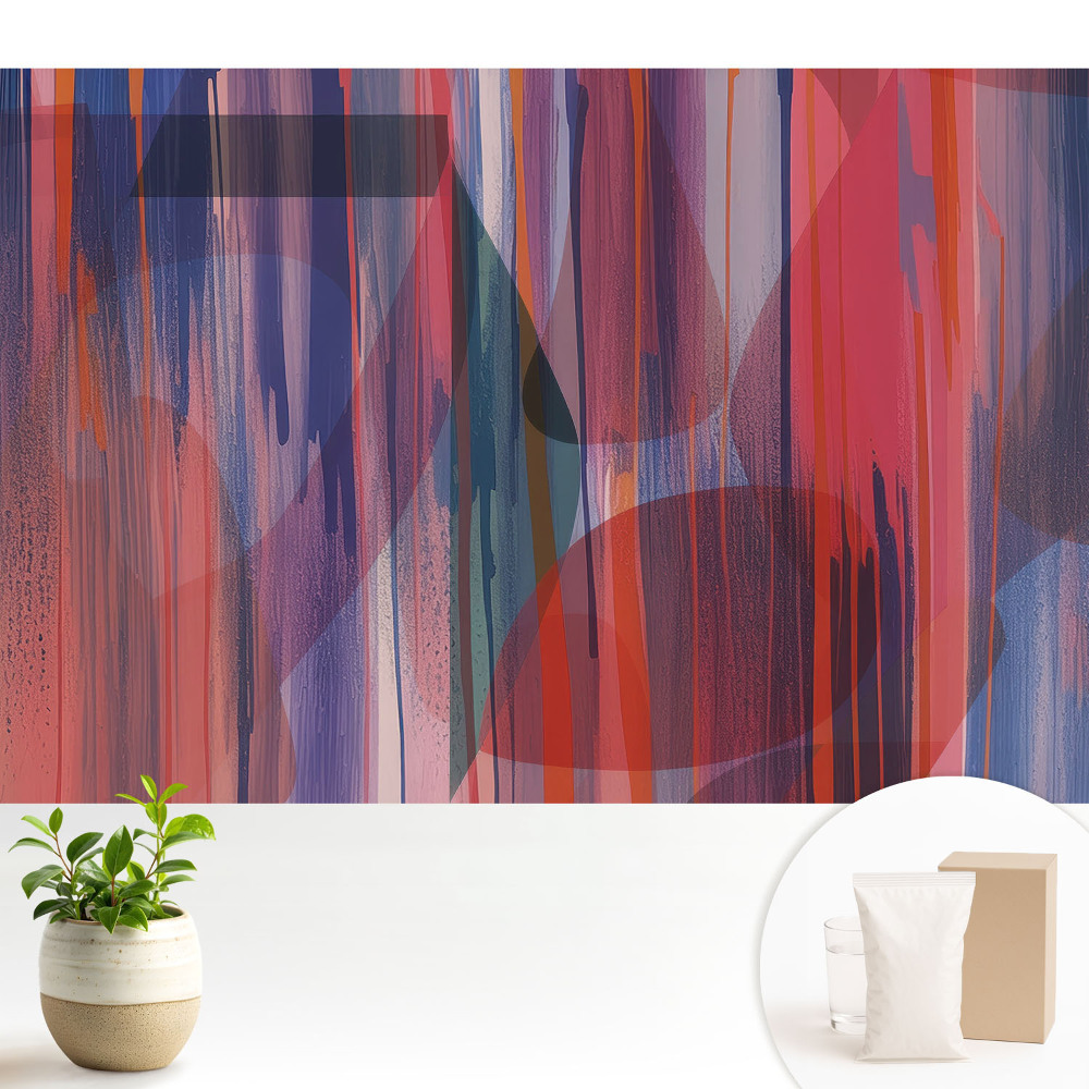 Tapeta na stenu Farebné abstraktné energetické pruhy