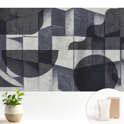 Tapeta do obývačky Geometrická abstrakcia harmonická modernita