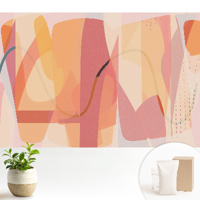 Tapeta do obývačky Abstrakcia farieb a tvarov