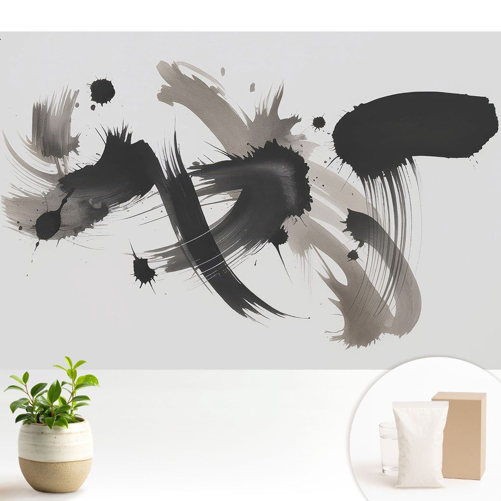 Tapeta Expresívne abstraktné dynamické ťahy