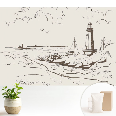 Tapeta na stenu Maják pri mori