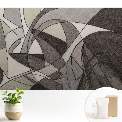 Tapeta na stenu Abstraktný chaos foriem a línií