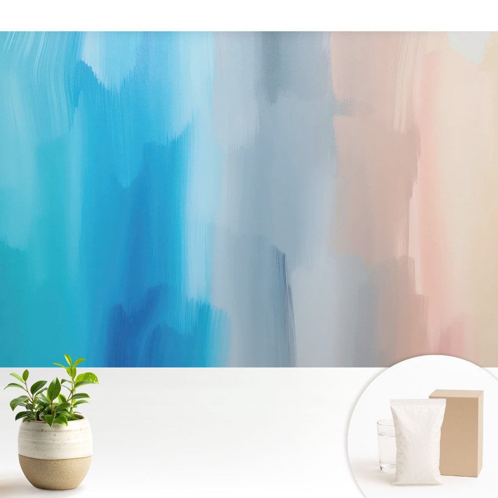 Tapeta do obývačky Pastelové rozmazanie prechodu