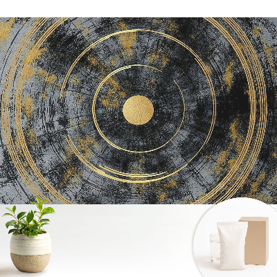 Luxusná tapeta Štrukturálne kruhy plné kontrastov