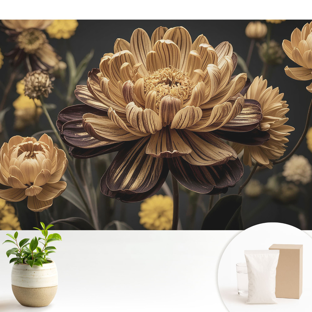 Tapeta Kvety v klasickom štýle