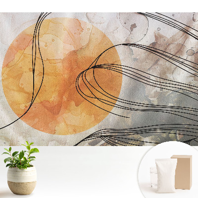 Tapeta na stenu s abstraktným vzorom plným harmónie