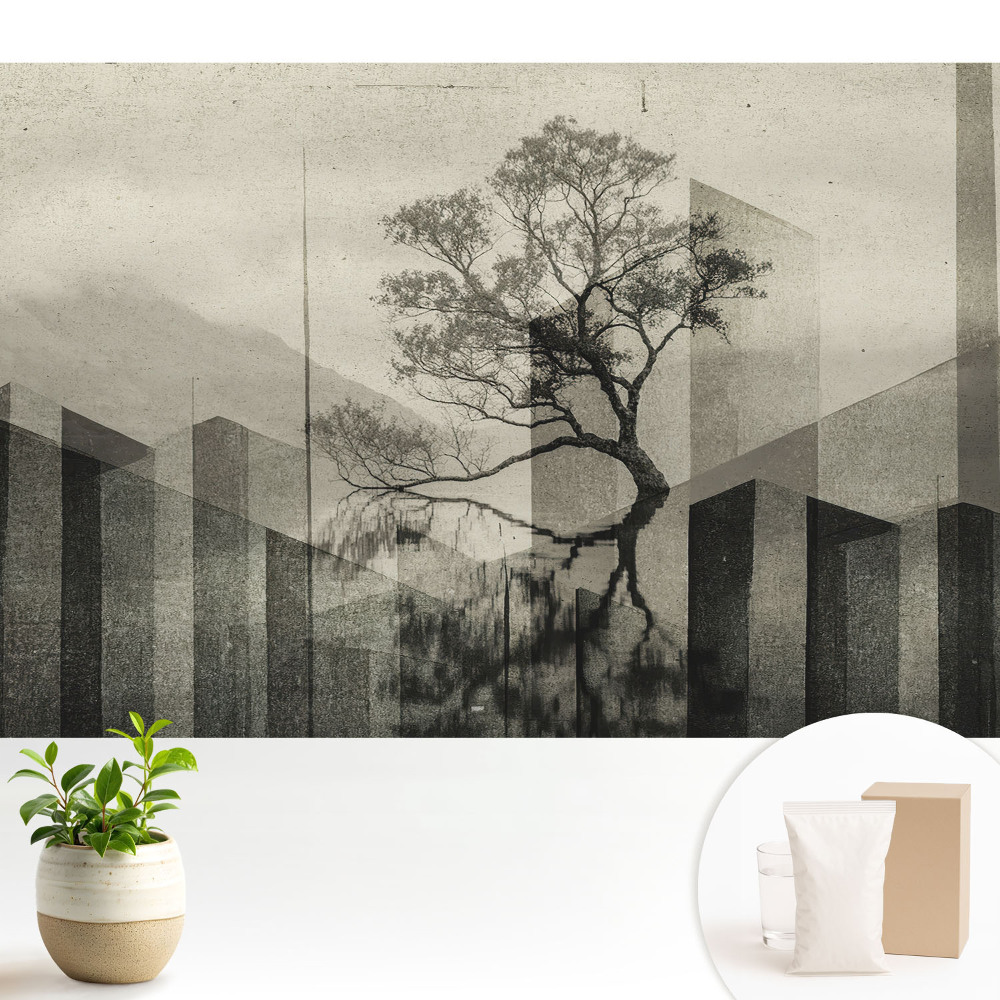 Tapeta na stenu Strom v mestskej krajine