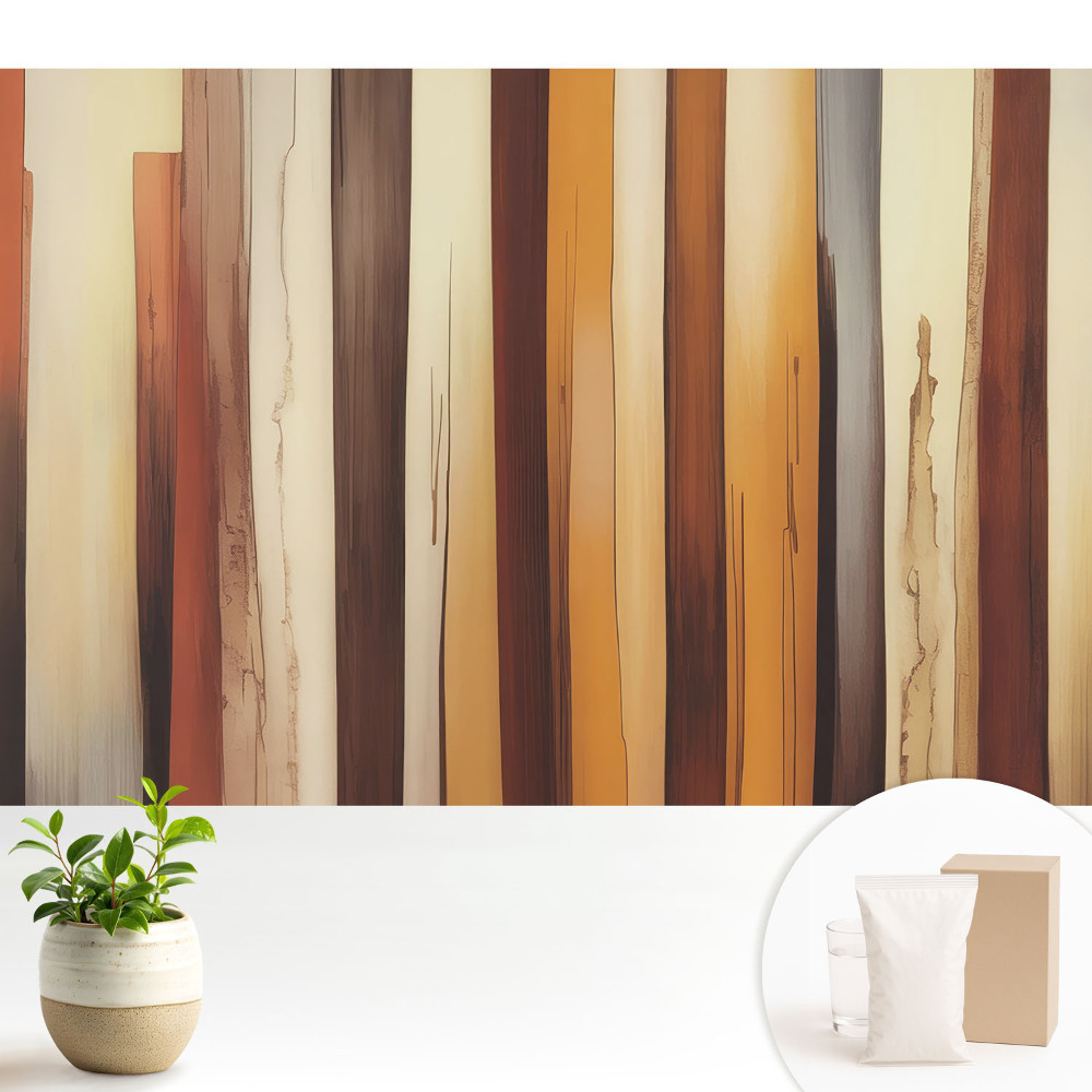 Tapeta Teplé odtiene vertikálnych pruhov