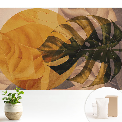 Tapeta na stenu Listy v teplých tónoch