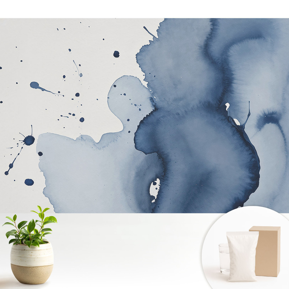 Tapeta do obývačky Dynamický akcent s maľovaným moridlom