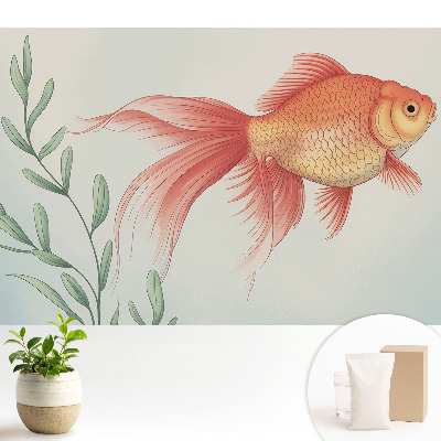 Tapeta na stenu Elegantná ryba medzi vodnou zeleňou