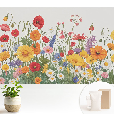 Tapeta Farebná lúka plná kvetov