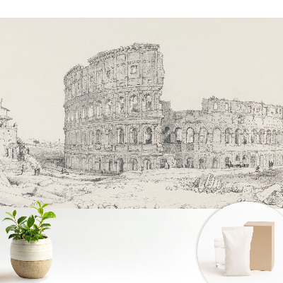 Tapeta do obývačky Klasická architektúra s jemným prístupom