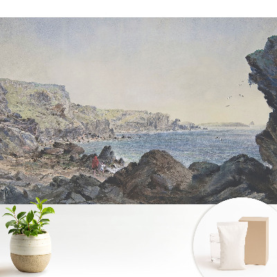 Tapeta na stenu s motívom romantickej prímorskej krajiny