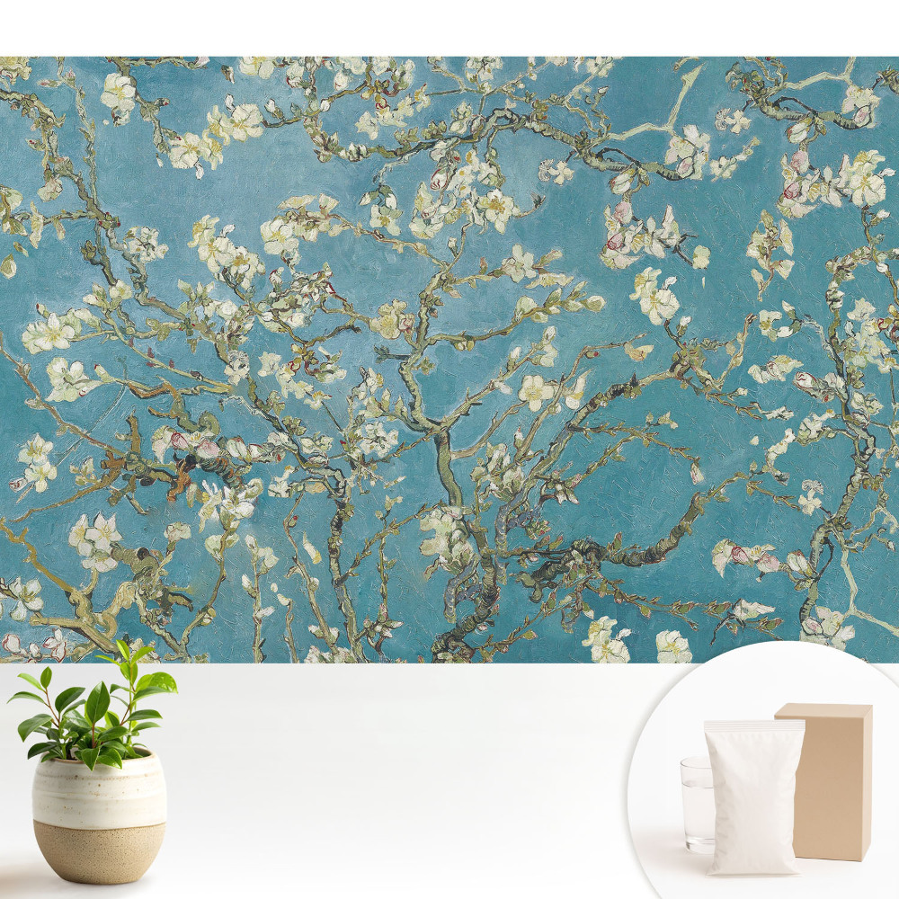 Tapeta mandľové konáre kvety pochúťka