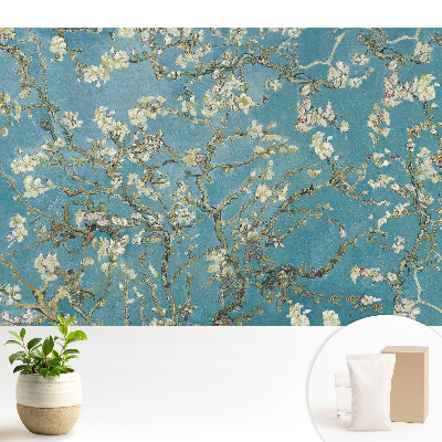 Tapeta mandľové konáre kvety pochúťka