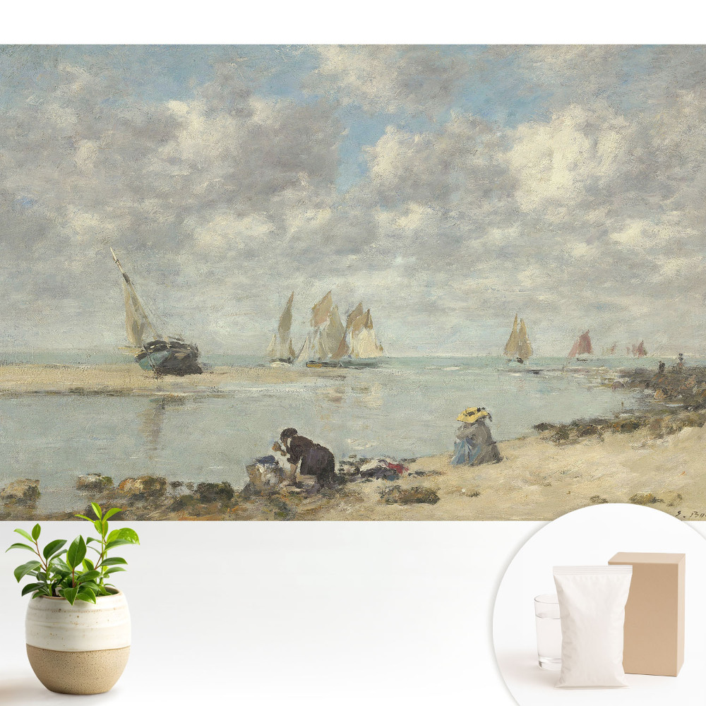 Tapeta Výhľad na more s plachetnicami