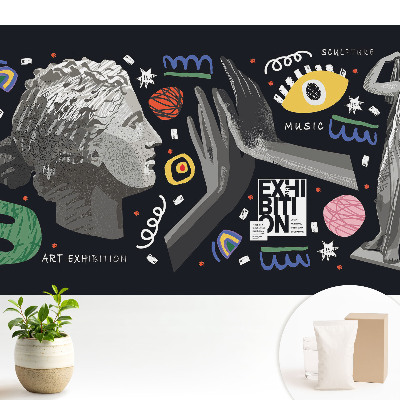 Luxusná tapeta Abstraktné umenie a hudobný motív