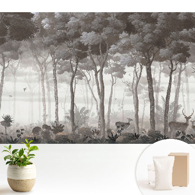 Tapeta do obývačky s motívom lesnej krajiny