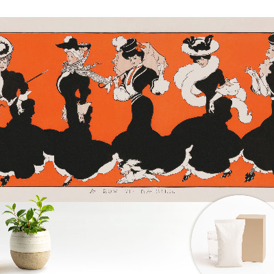 Tapeta s elegantnými ženskými siluetami