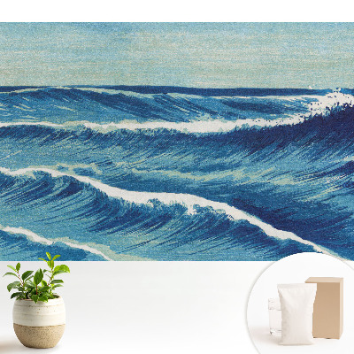 Tapeta na stenu s motívom klasických morských vĺn