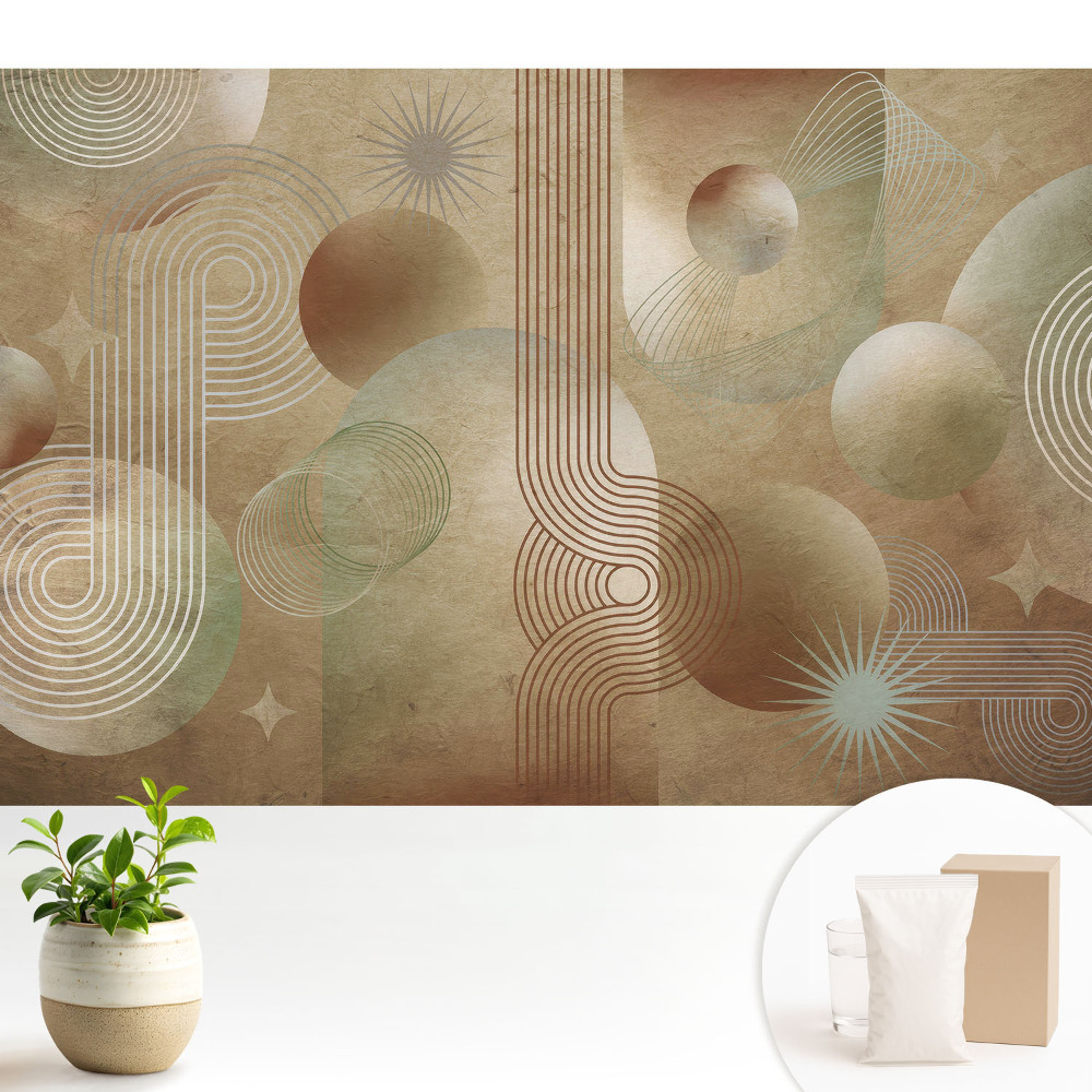 Tapeta Abstraktné retro geometrické zloženie