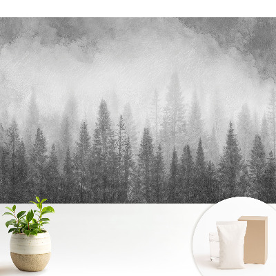 Tapeta Tajomný les v hmle