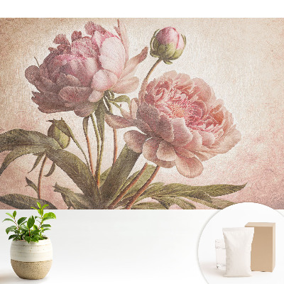 Tapeta Kvety pivoniek v klasickom štýle