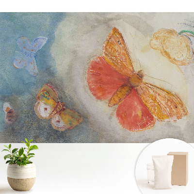 Tapeta na stenu Farebný motýlí raj