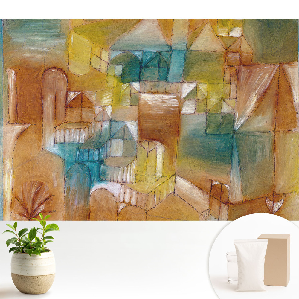 Tapeta do obývačky Abstraktné mesto plné harmónie