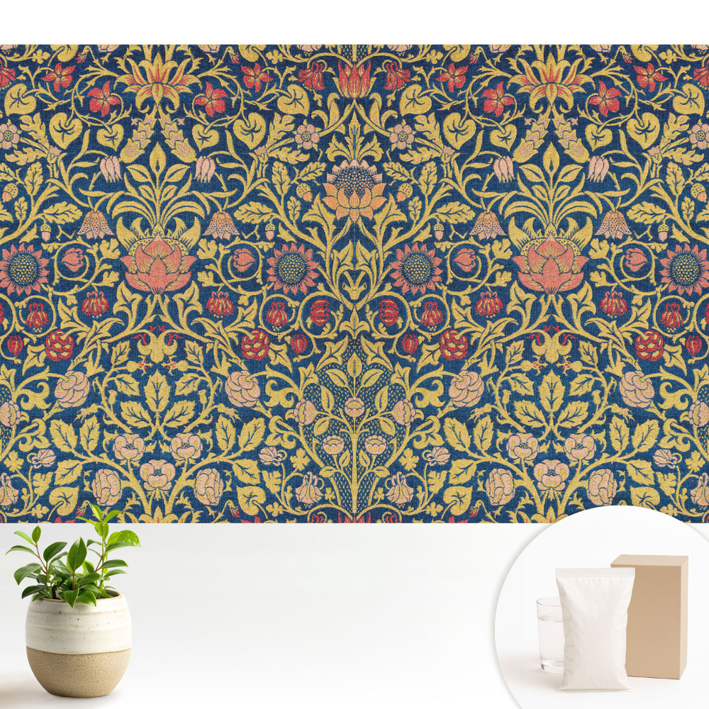 Tapeta na stenu Elegantné klasické kvety v opakujúcej sa kompozícii