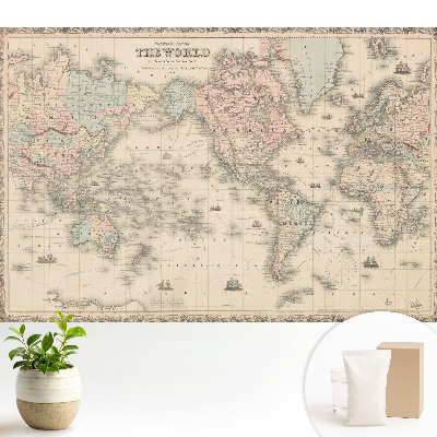 Tapeta na stenu Klasická mapa sveta