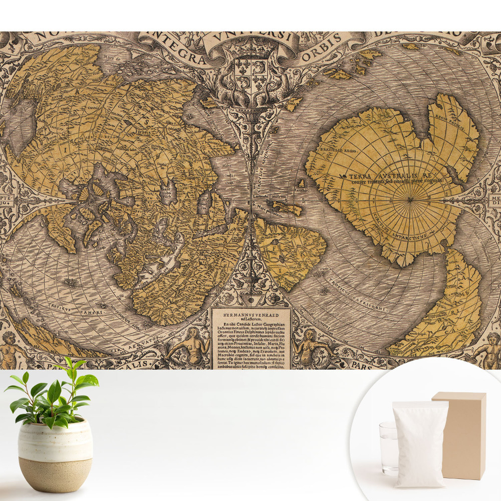 Luxusná tapeta Starožitná mapa sveta