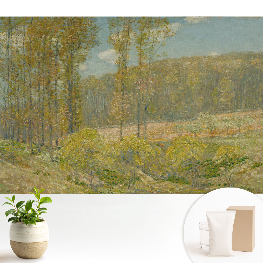 Tapeta do obývačky Prírodná krajina v harmonickom štýle