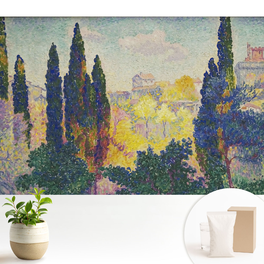 Tapeta Farebné stromy v impresionizme