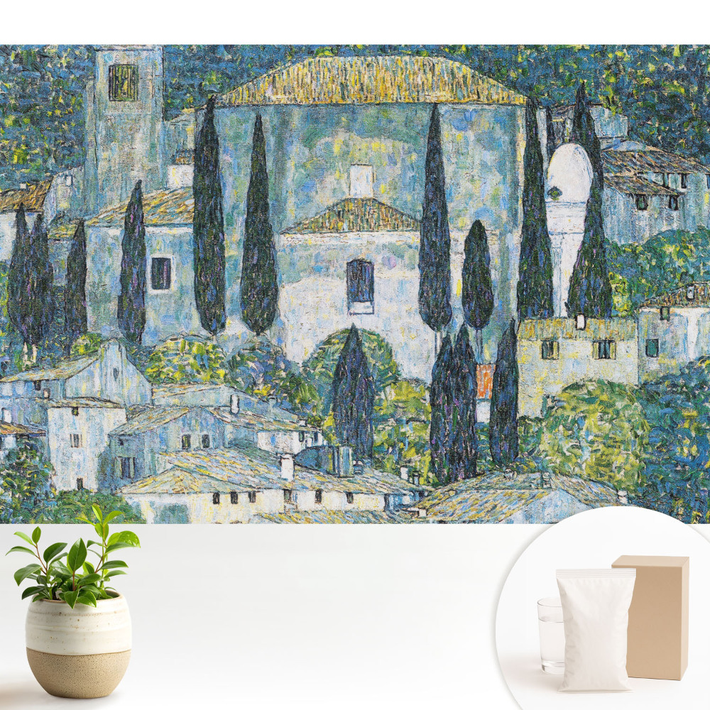 Tapeta na stenu Stredomorské mesto plné zelene