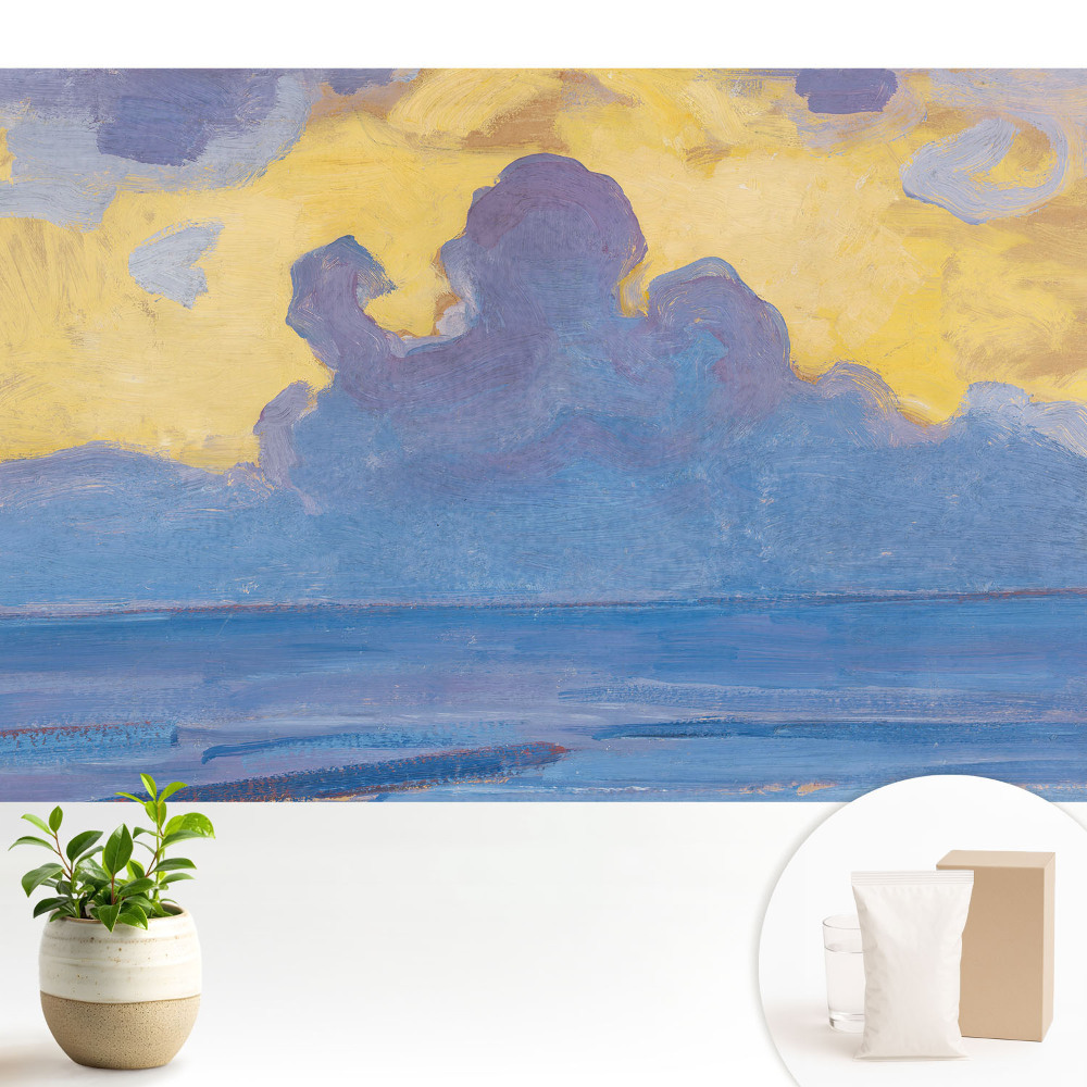 Tapeta do obývačky Abstraktné oblaky proti oblohe