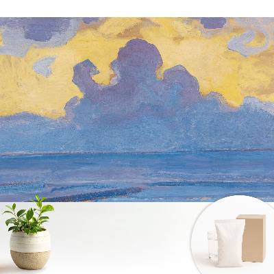 Tapeta do obývačky Abstraktné oblaky proti oblohe