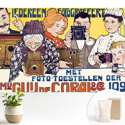 Luxusná tapeta Reklama na retro fotoaparát