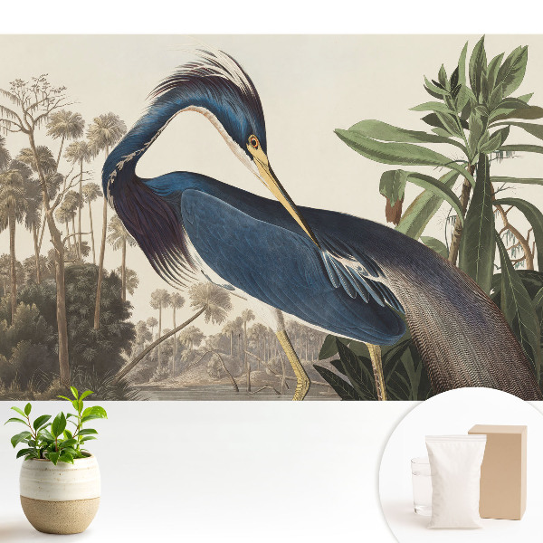 Luxusná tapeta Exotický vták na pozadí vegetácie